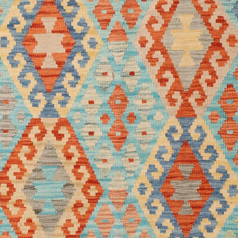 Kelim Teppich - Splash - 206 x 155 cm - bunt