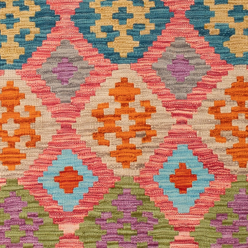 Kelim Teppich - Splash - 206 x 153 cm - bunt