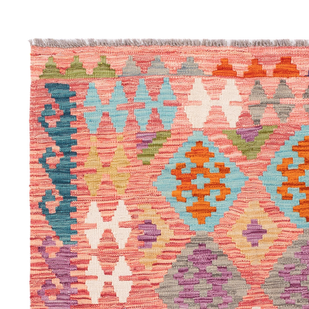 Kelim Teppich - Splash - 206 x 153 cm - bunt