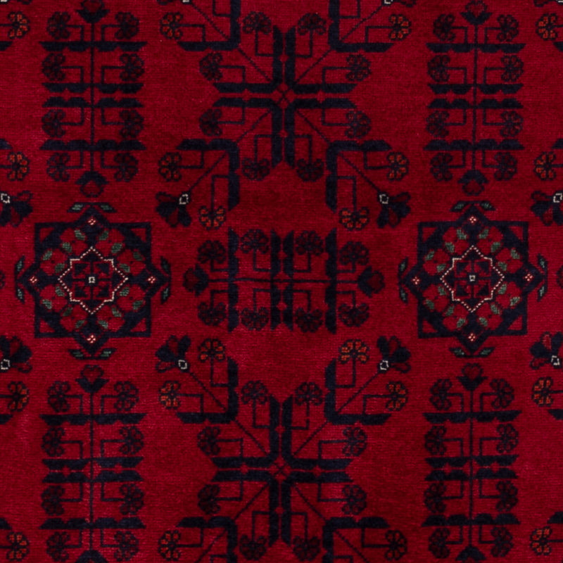 Afghan Teppich - Royal - 141 x 100 cm - rot