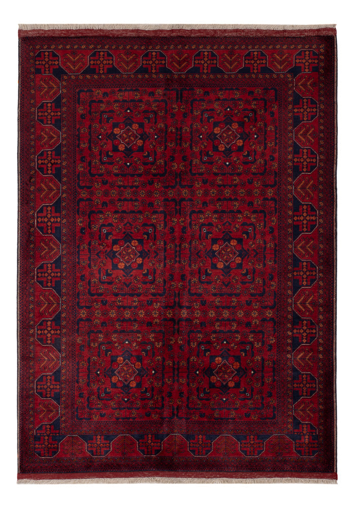 Afghan Teppich - Royal - 147 x 102 cm - rot