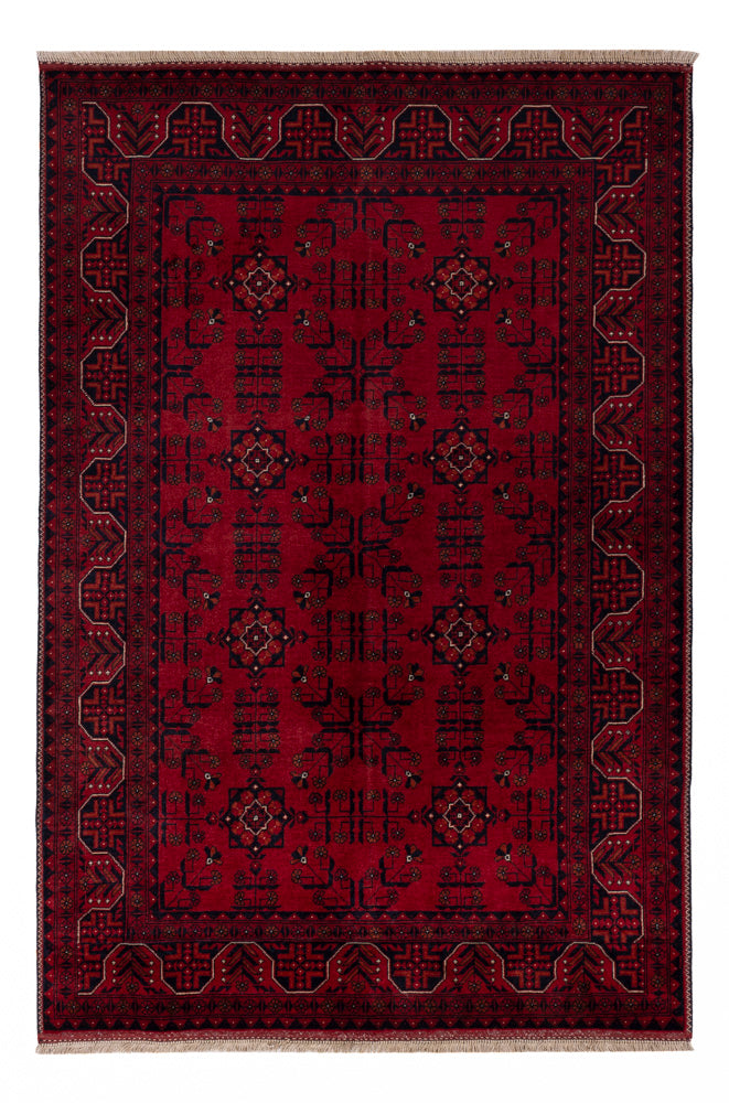Afghan Teppich - Royal - 150 x 99 cm - rot