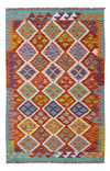 Kilim Maimana Tappeto 100x150cm - Tappeto di lana - Rettangolo / Colorato / 100 x 150 cm Rettangolo