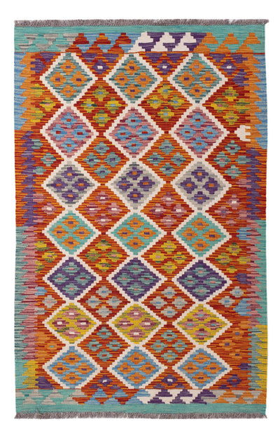 Kilim Maimana Tappeto 100x150cm - Tappeto di lana
