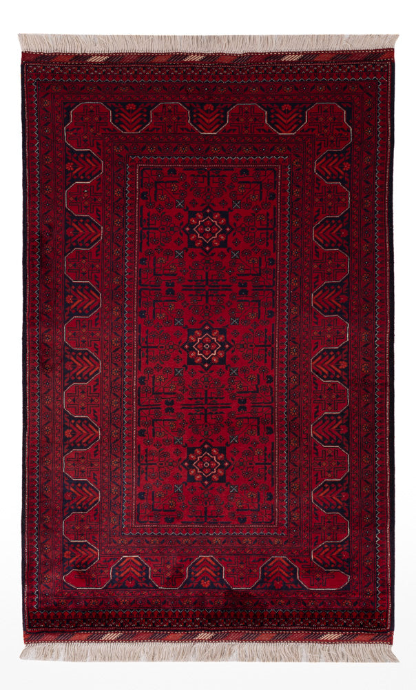 Afghan Teppich - Royal - 152 x 97 cm - rot