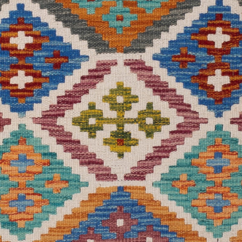 Kelim Teppich - Splash - 146 x 95 cm - bunt