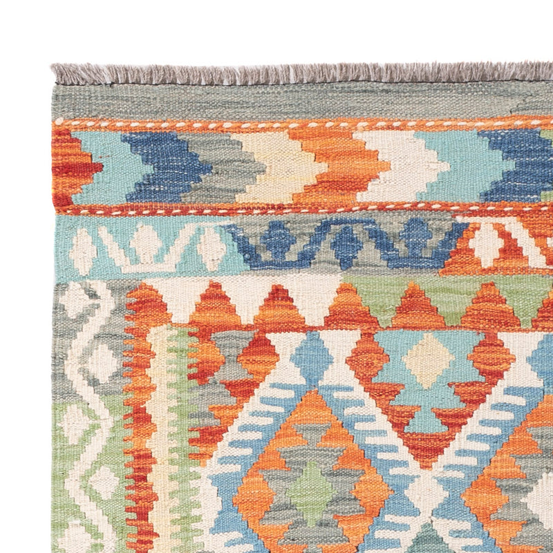 Kelim Teppich - Splash - 145 x 111 cm - bunt
