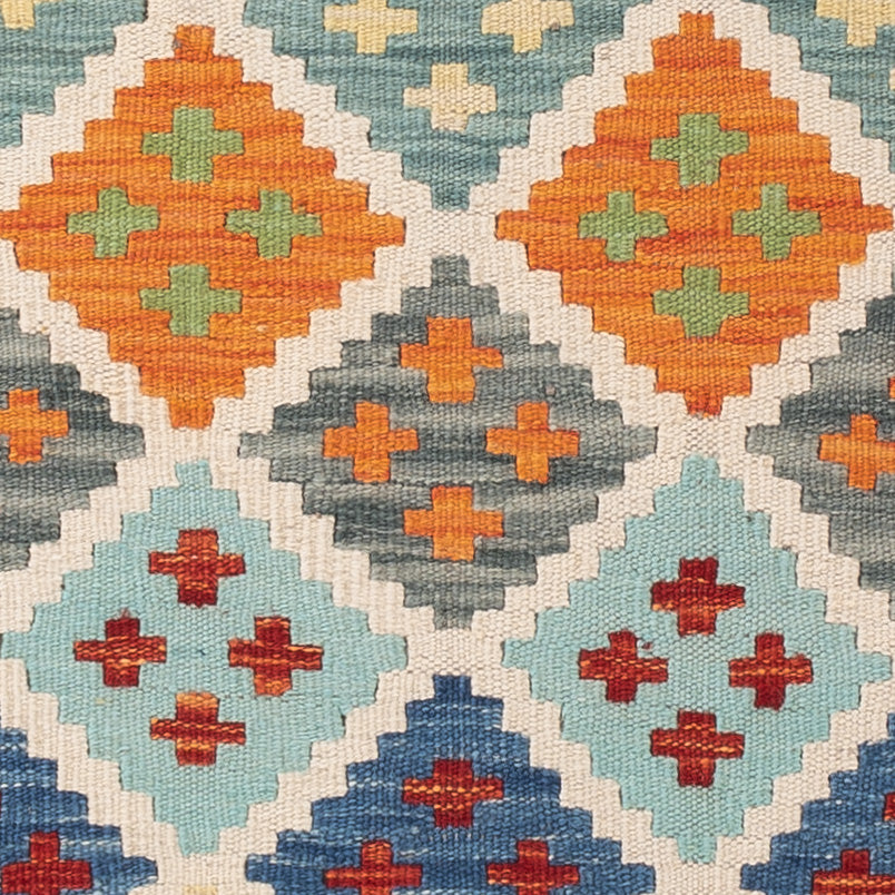 Kelim Teppich - Splash - 148 x 100 cm - bunt