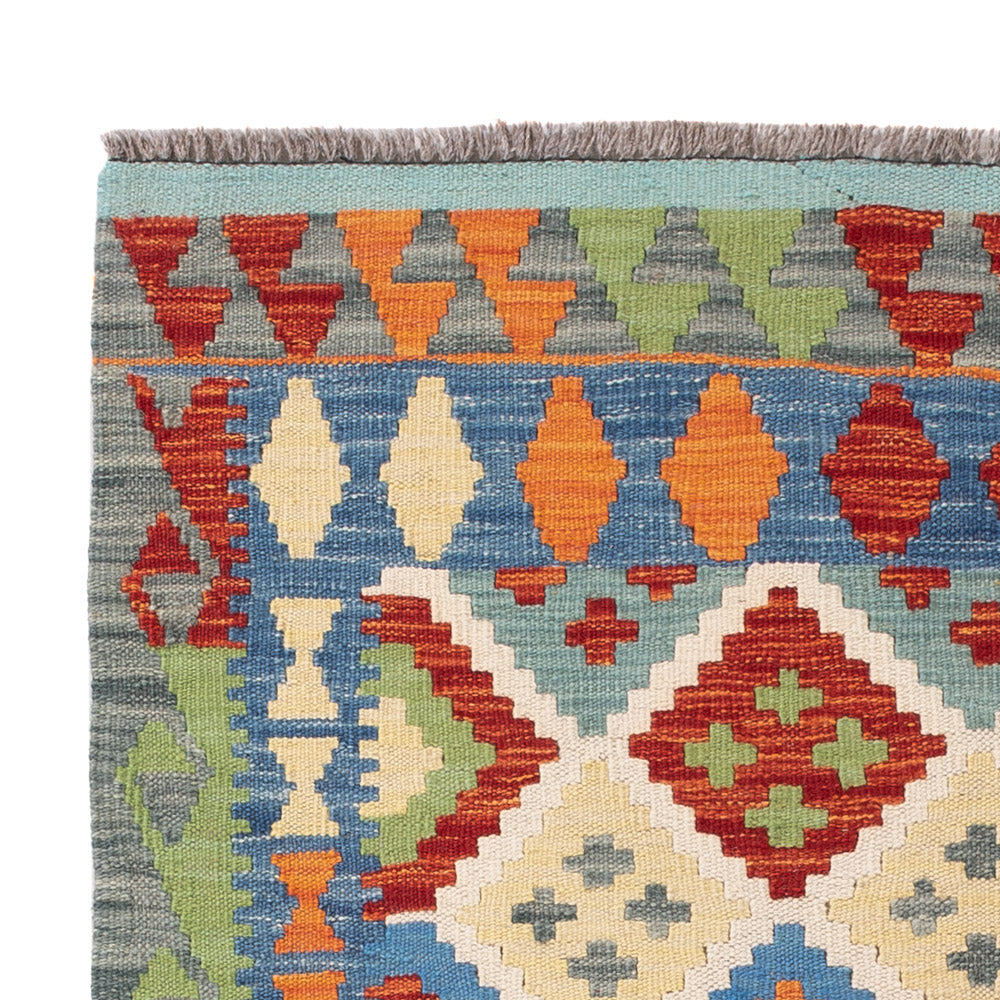 Kelim Teppich - Splash - 148 x 100 cm - bunt