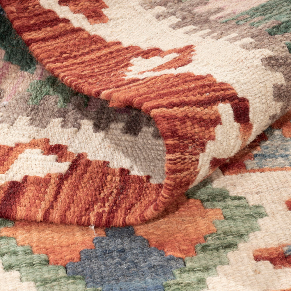 Kelim Teppich - Splash - 154 x 108 cm - bunt