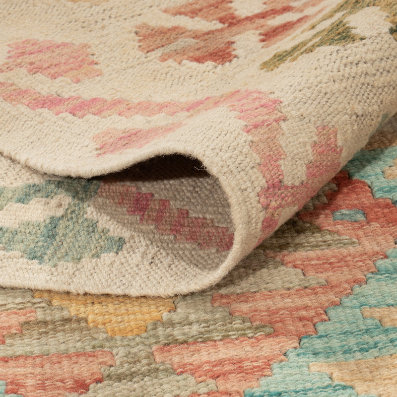 Kelim Teppich - Splash - 208 x 145 cm - bunt