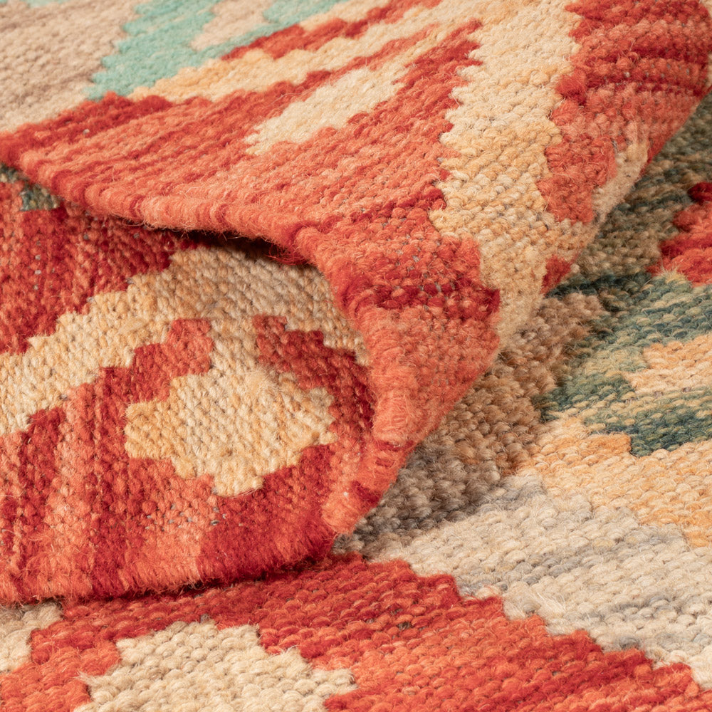 Kelim Teppich - Splash - 151 x 107 cm - bunt