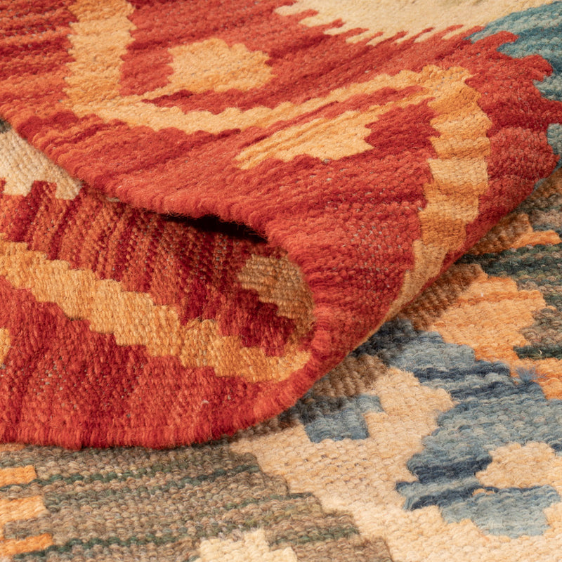 Kelim Teppich - Splash - 162 x 102 cm - bunt