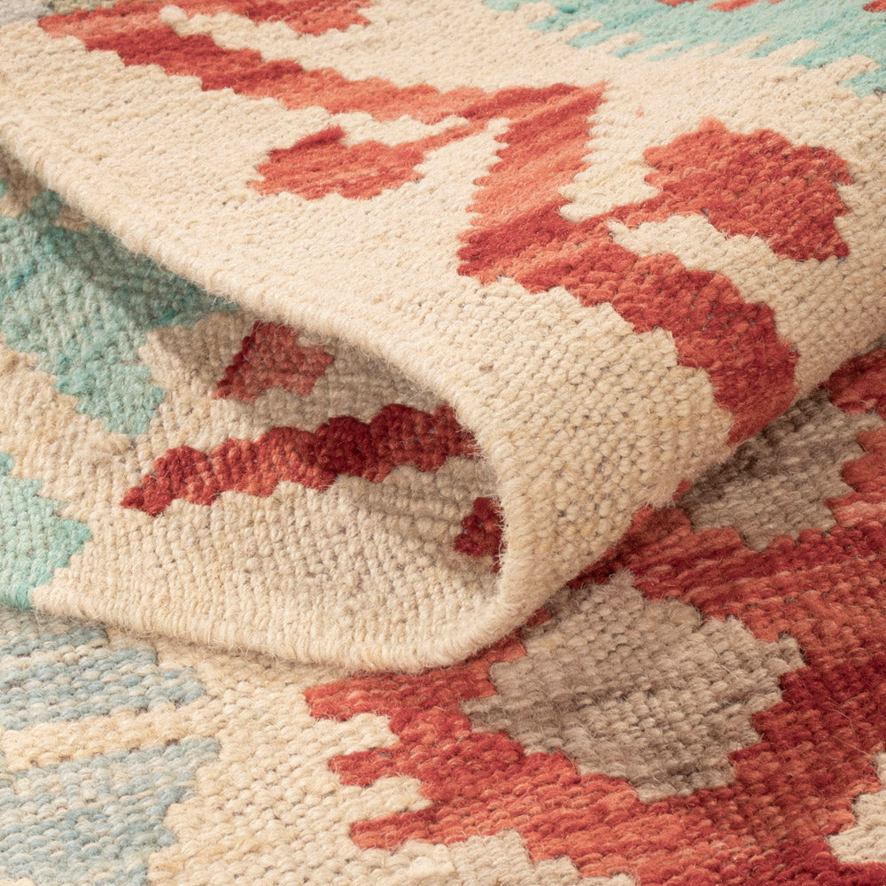 Kelim Teppich - Splash - 153 x 107 cm - bunt