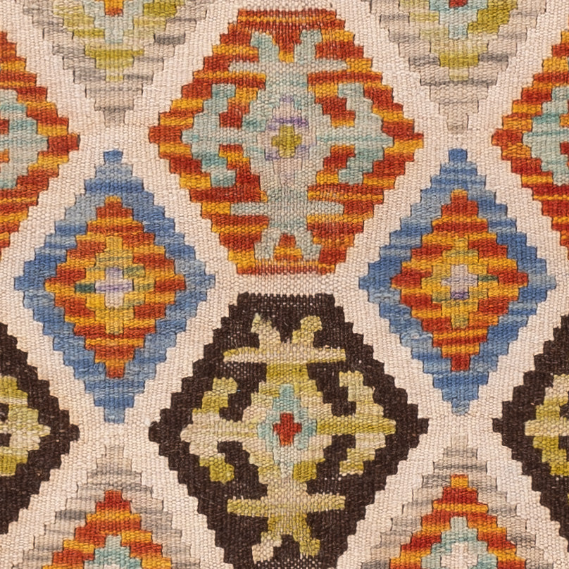 Kelim Teppich - Splash - 147 x 103 cm - bunt