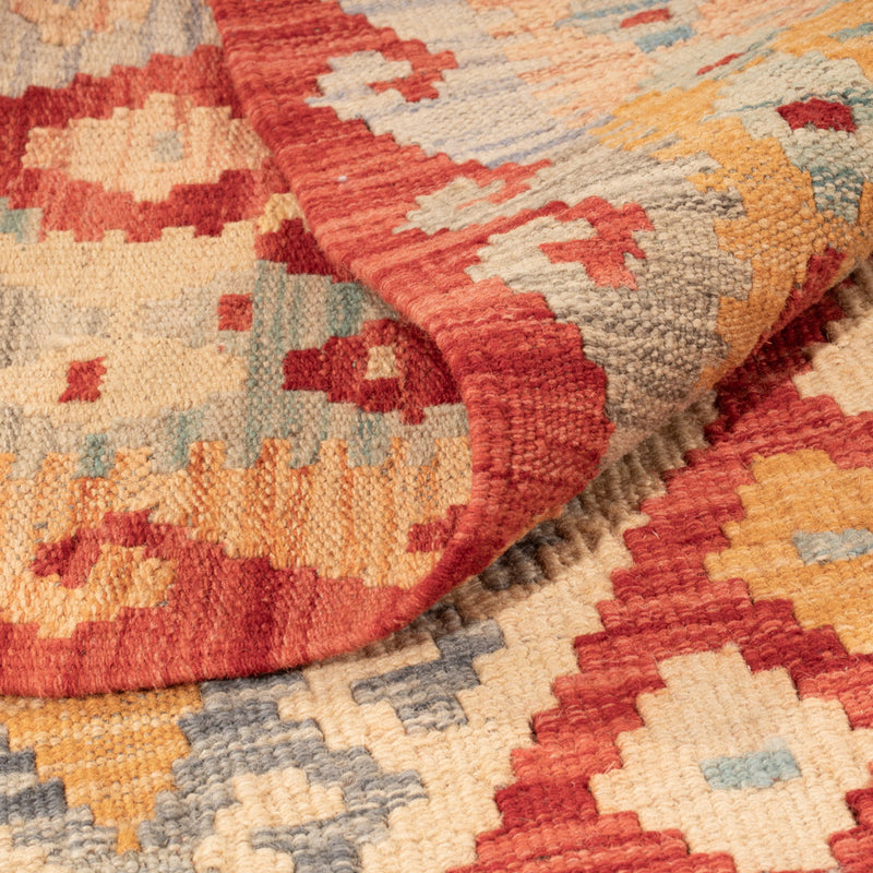 Kelim Teppich - Splash - 154 x 101 cm - bunt
