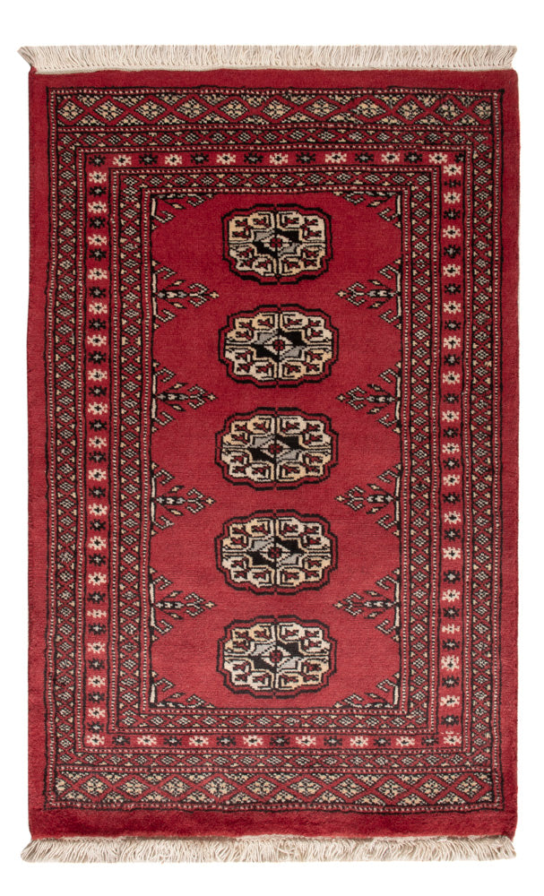 Pakistan Teppich - 98 x 63 cm - rot