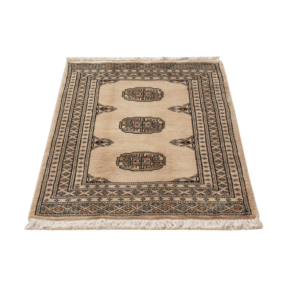 Pakistan Teppich - 94 x 62 cm - creme