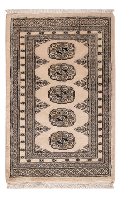 Pakistan Teppich - 95 x 63 cm - creme