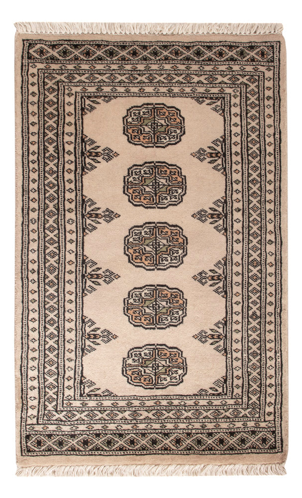 Pakistan Teppich - 98 x 63 cm - creme