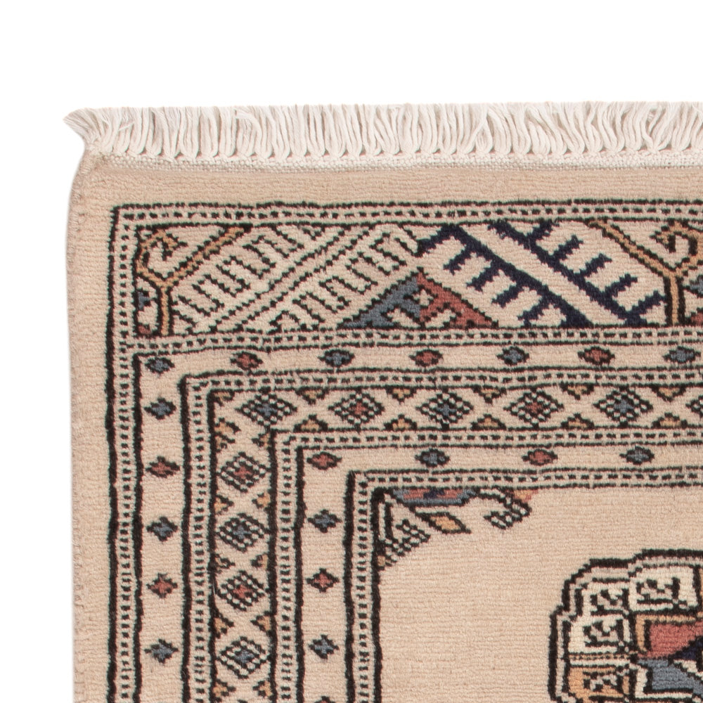 Pakistan Teppich - 93 x 63 cm - creme