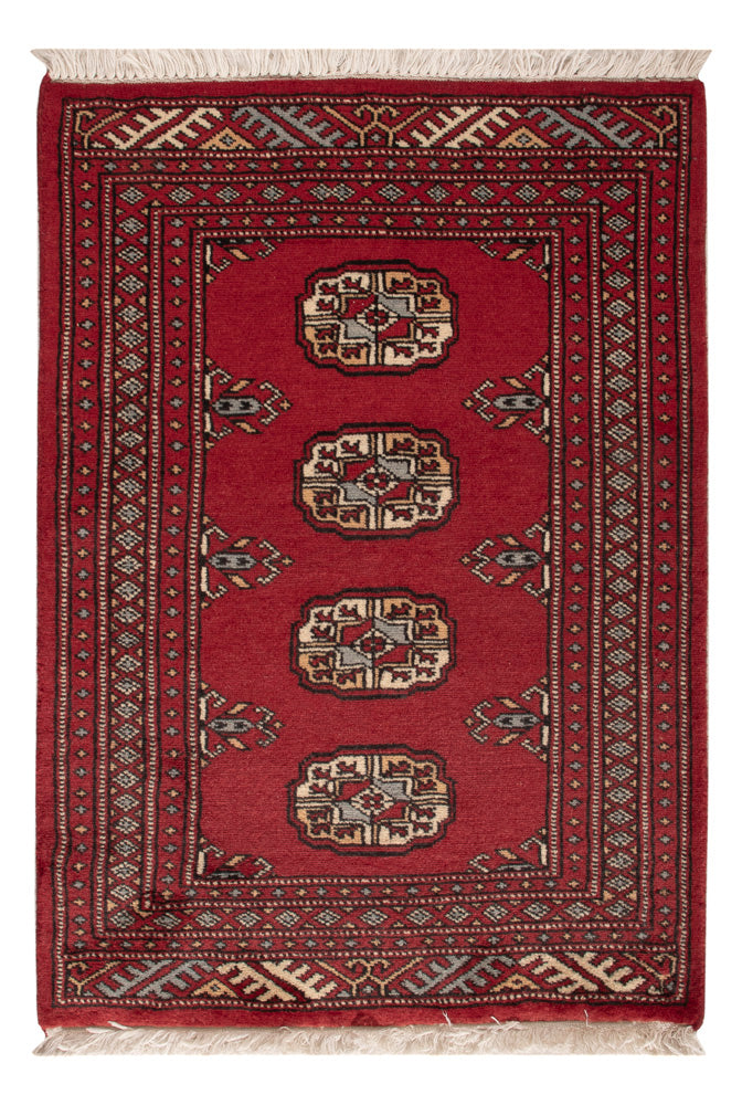 Pakistan Teppich - 90 x 63 cm - rot