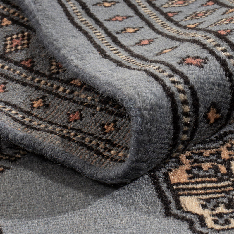 Pakistan Teppich - 99 x 61 cm - hellblau