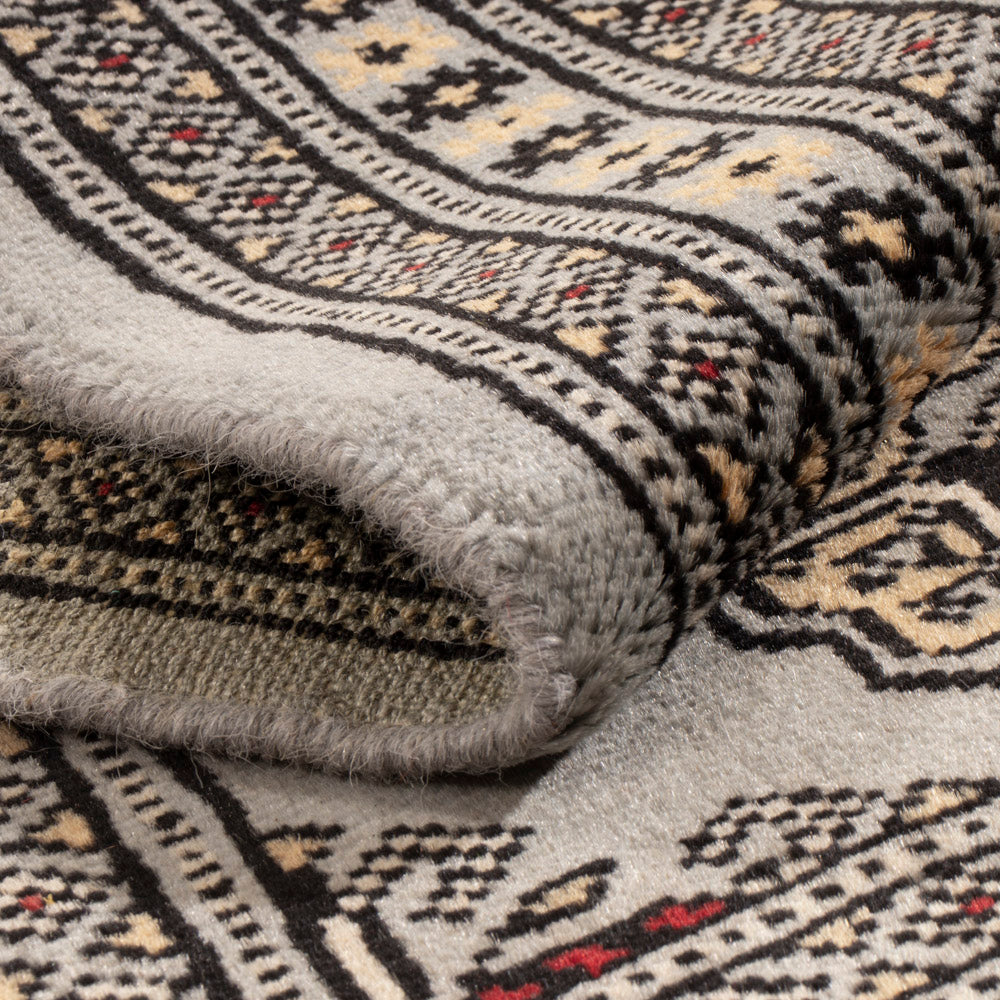 Pakistan Teppich - 92 x 61 cm - grau