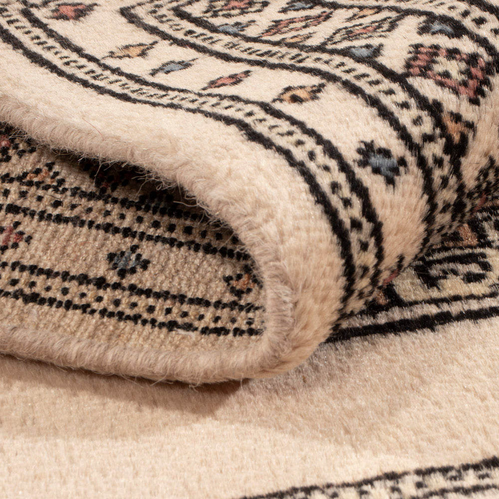 Pakistan Teppich - 92 x 63 cm - creme