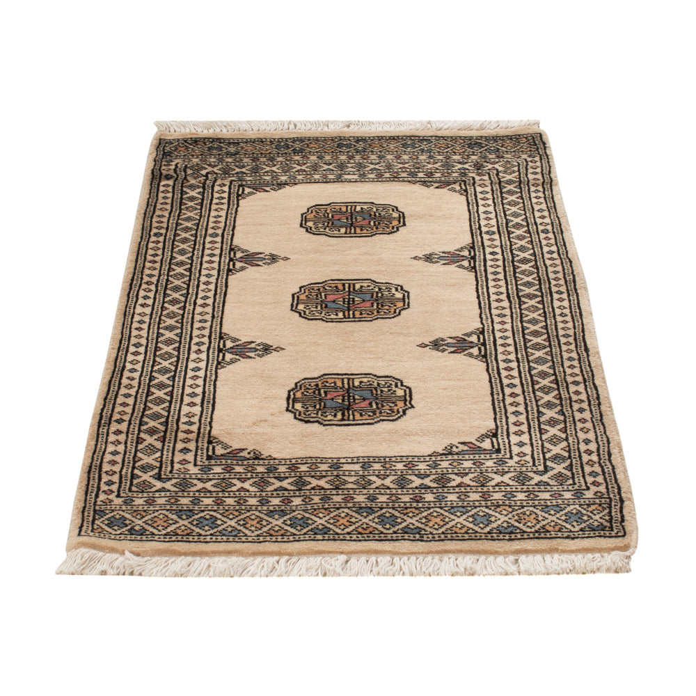 Pakistan Teppich - 103 x 64 cm - creme