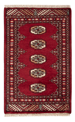 Pakistan Teppich - 90 x 60 cm - rot