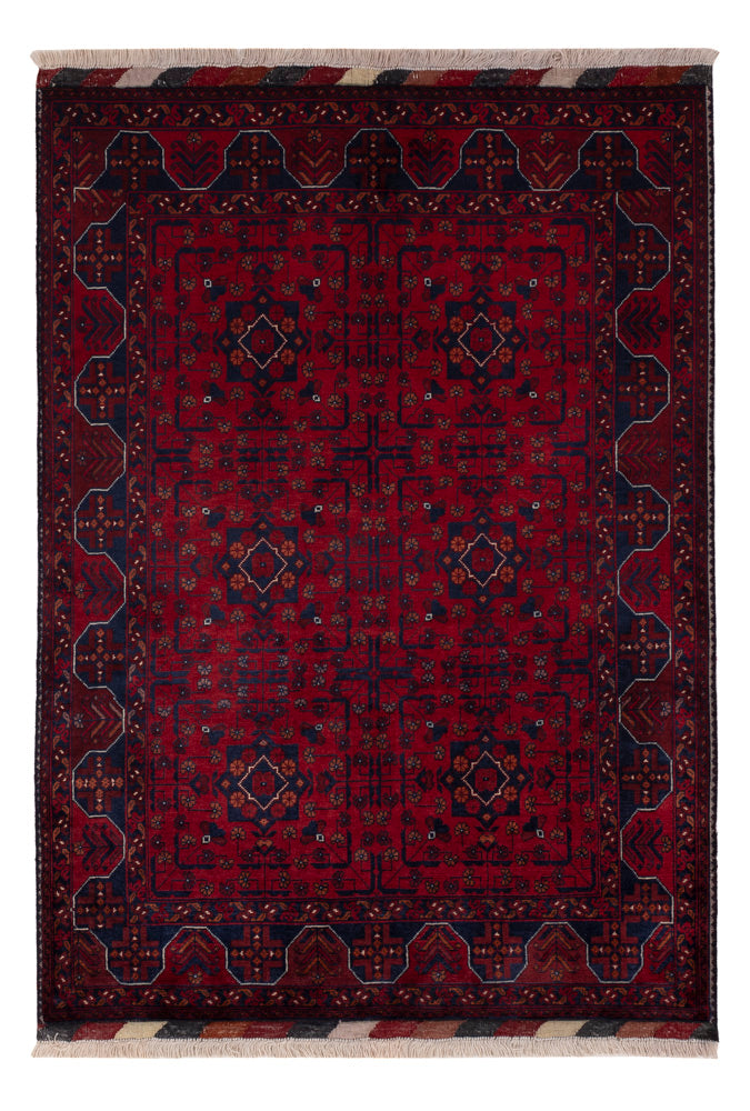 Afghan Teppich - Royal - 147 x 101 cm - rot