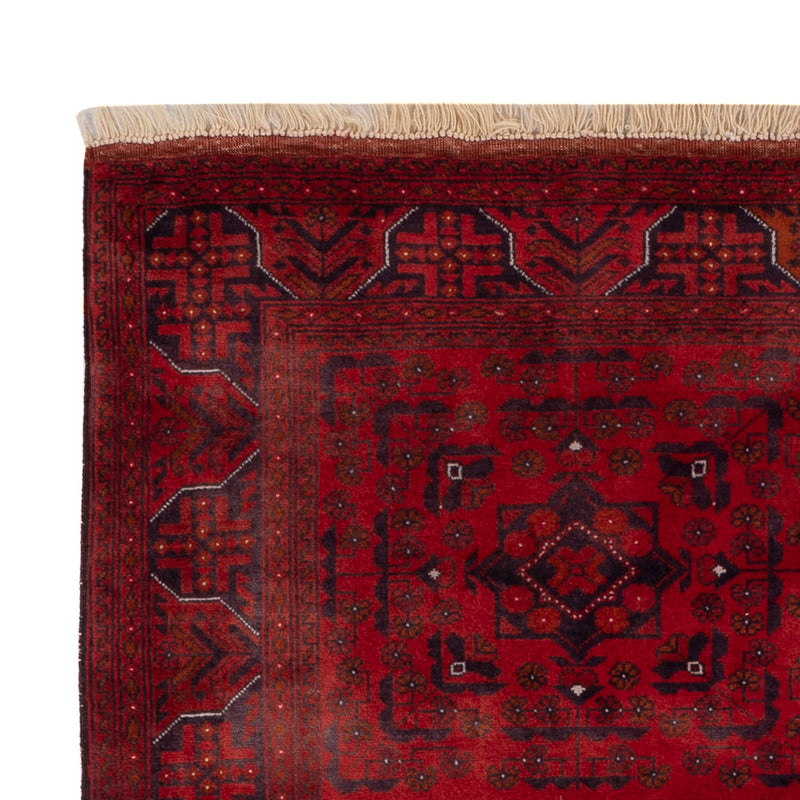 Afghan Teppich - Royal - 139 x 101 cm - rot