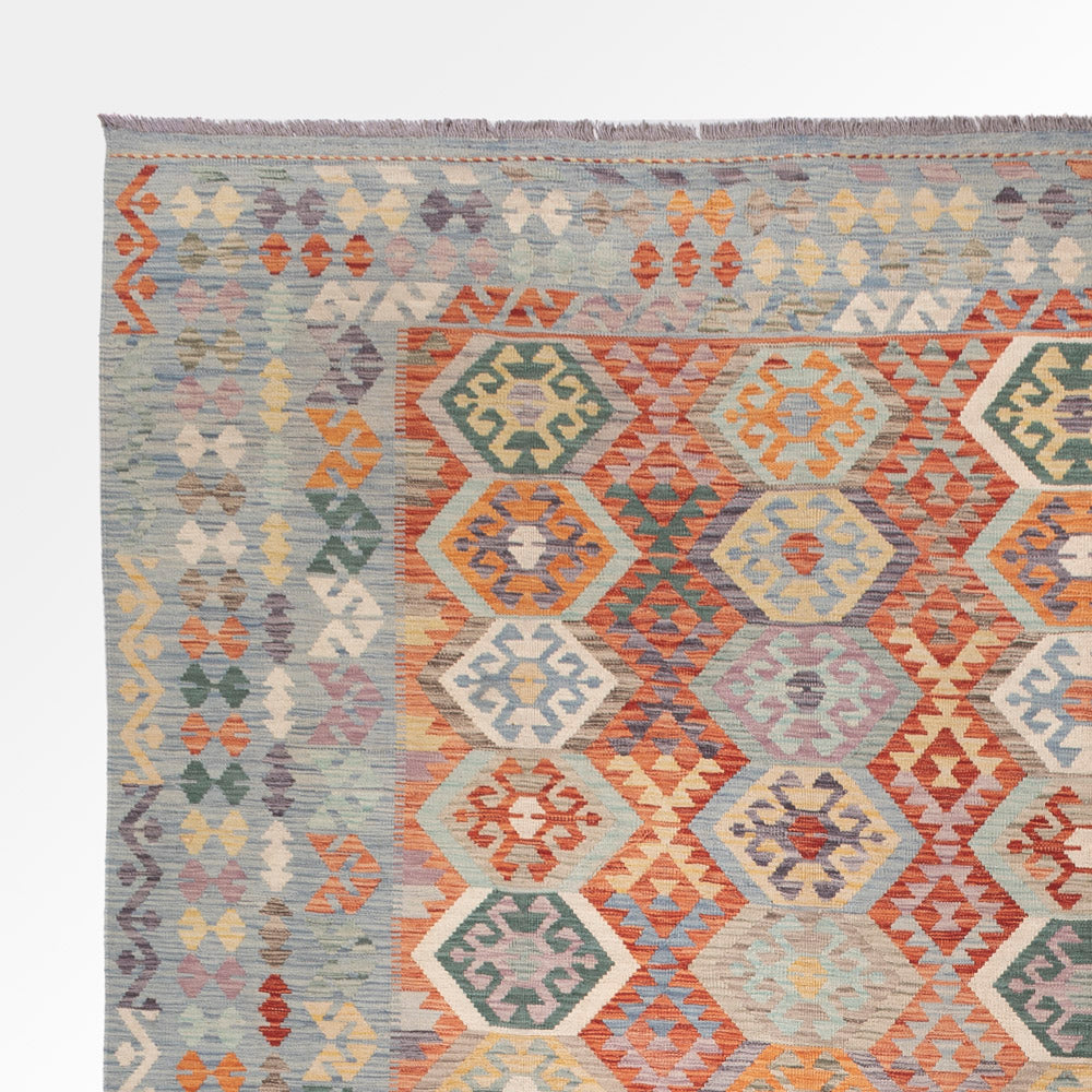 Kilim Maimana Tappeto 392x315cm - Tappeto di lana
