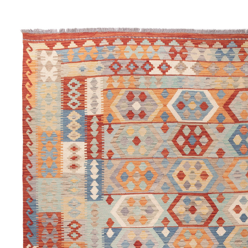 Kelim Teppich - Splash - 393 x 301 cm - bunt