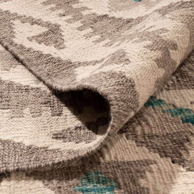 Kelim Teppich - Splash - 300 x 257 cm - natur