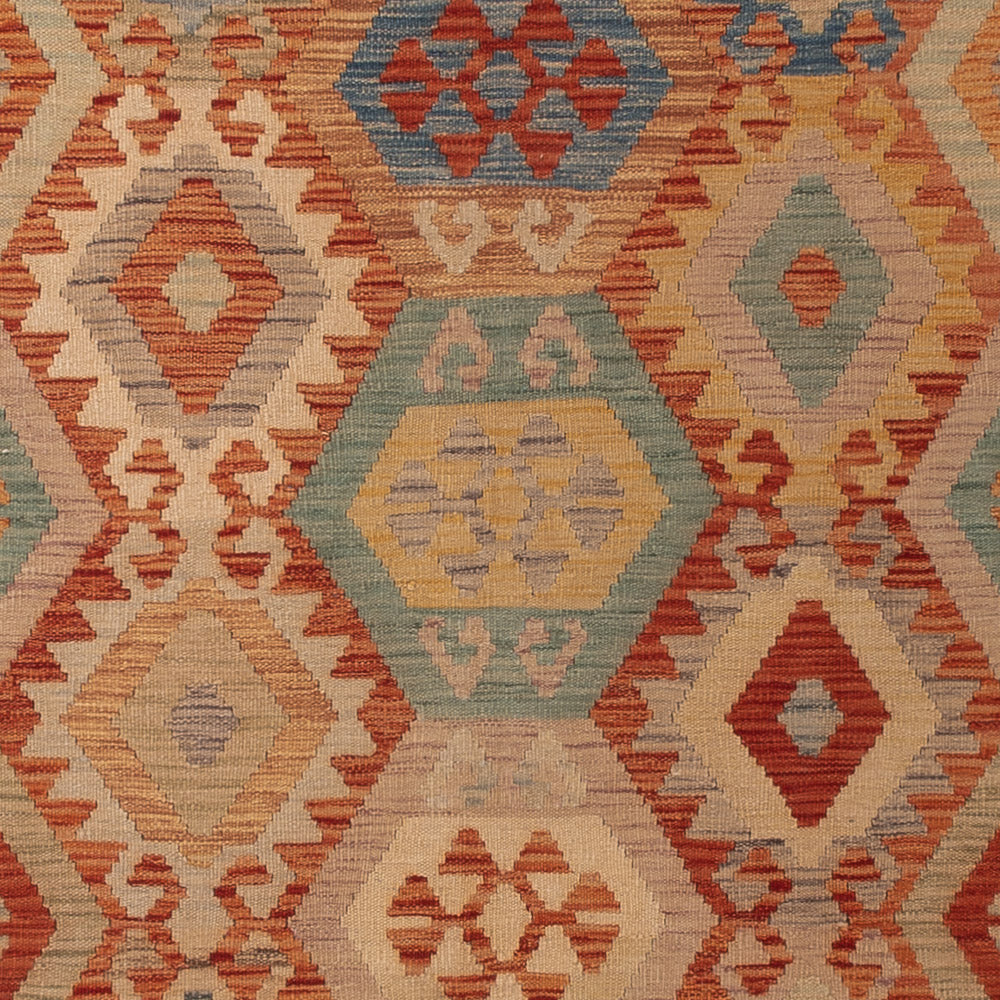 Kelim Teppich - Splash - 357 x 250 cm - bunt