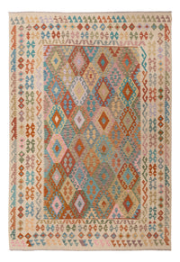 Kelim Teppich - Splash - 348 x 250 cm - bunt