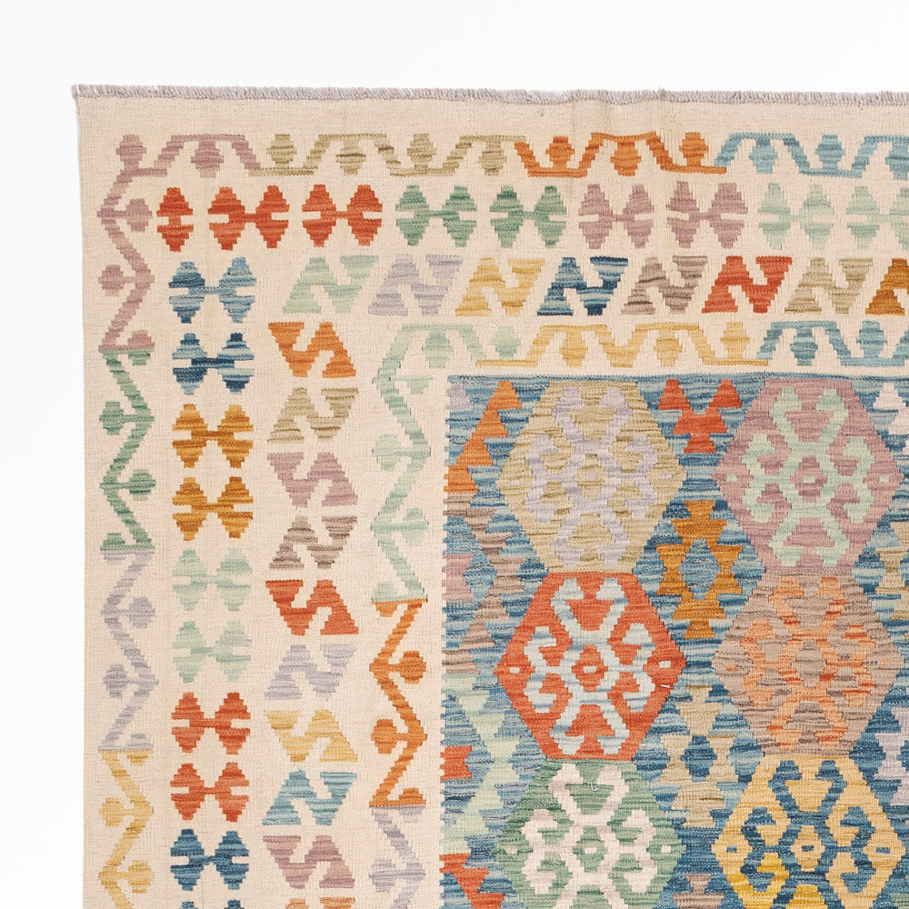Kilim Maimana Tappeto 290x253cm - Tappeto di lana