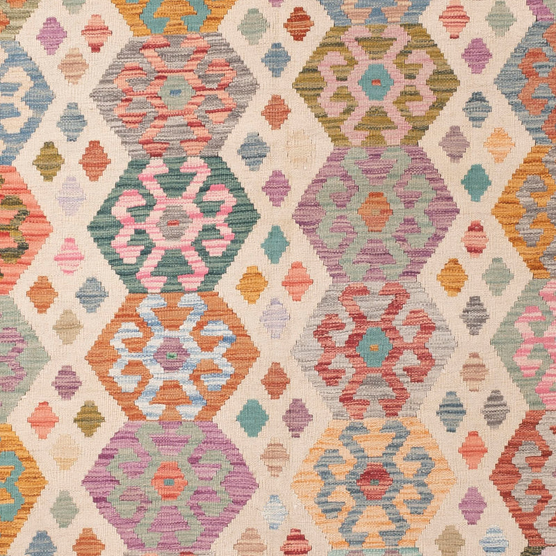 Kelim Teppich - Splash - 287 x 250 cm - bunt