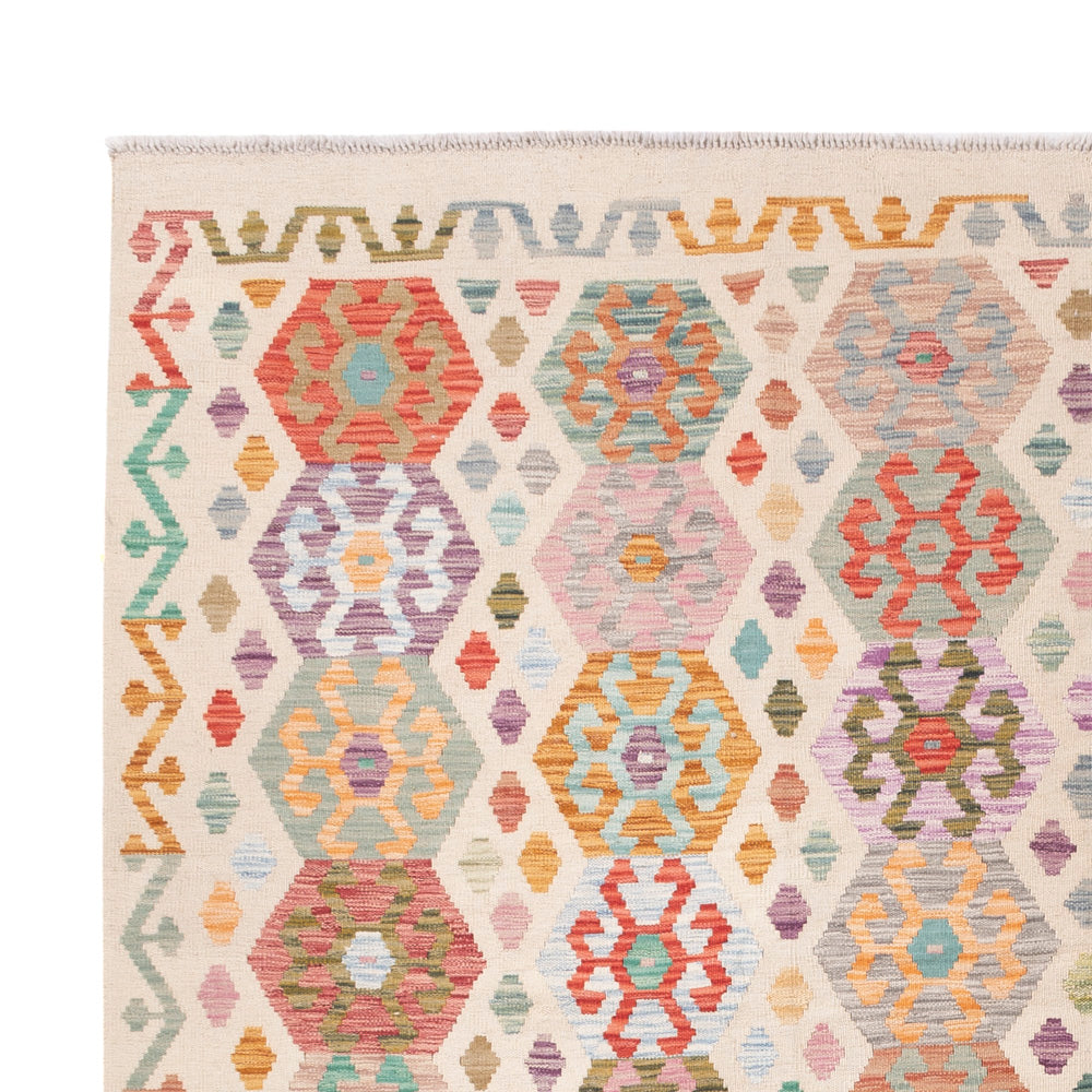 Kilim Maimana Tappeto 296x252cm - Tappeto di lana