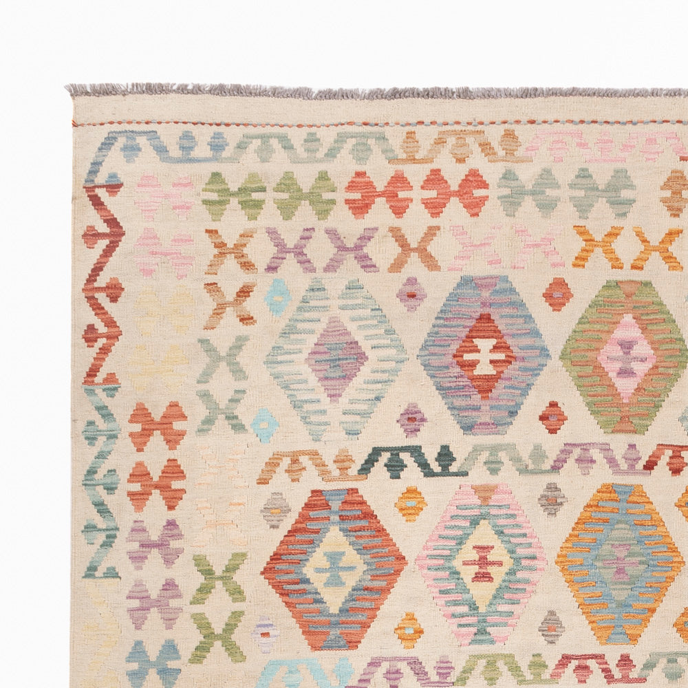 Kilim Maimana Tappeto 296x239cm - Tappeto di lana