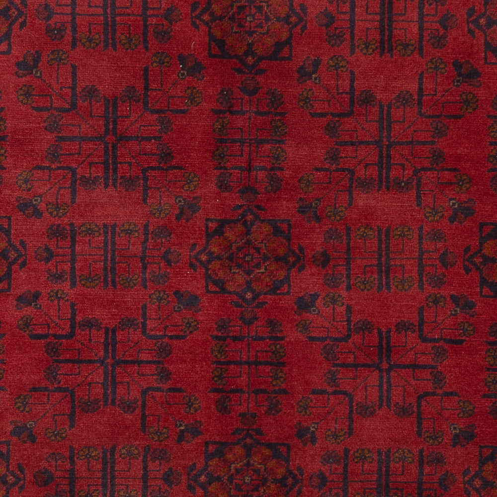 Afghan Teppich - Kunduz - 225 x 178 cm - rot