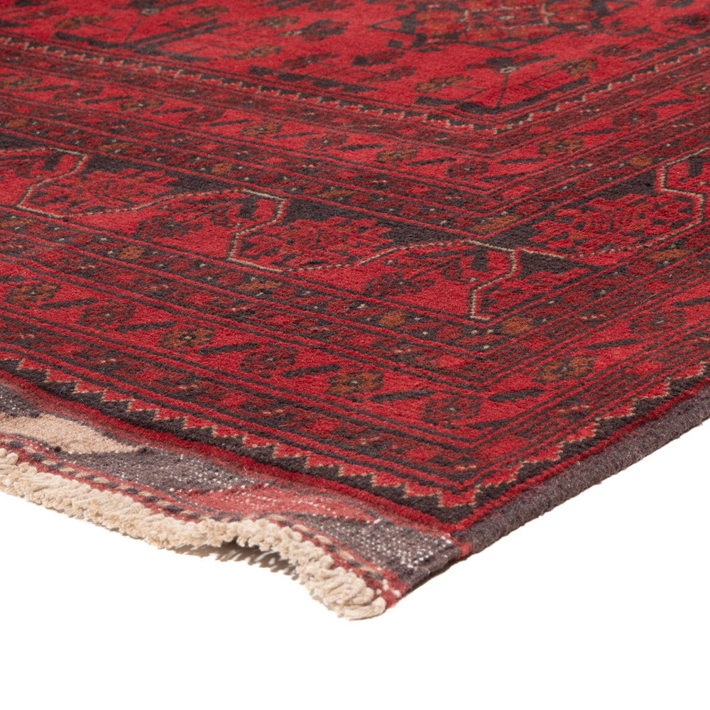 Afghan Teppich - Kunduz - 234 x 170 cm - rot