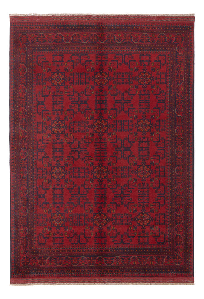 Afghan Teppich - Kunduz - 235 x 169 cm - rot