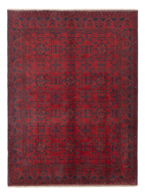 Afghan Teppich - Kunduz - 234 x 178 cm - rot