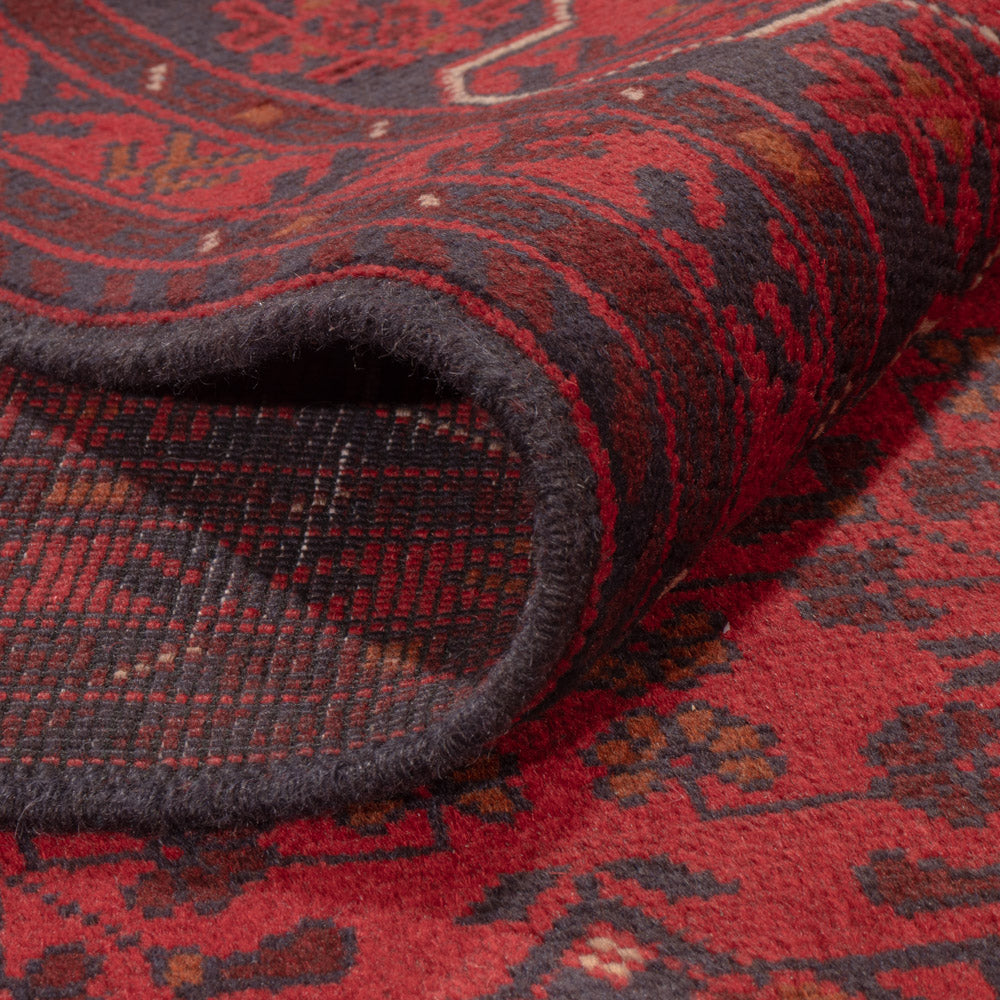 Afghan Teppich - Kunduz - 234 x 175 cm - rot