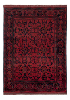 Afghan Teppich - Kunduz - 205 x 147 cm - rot