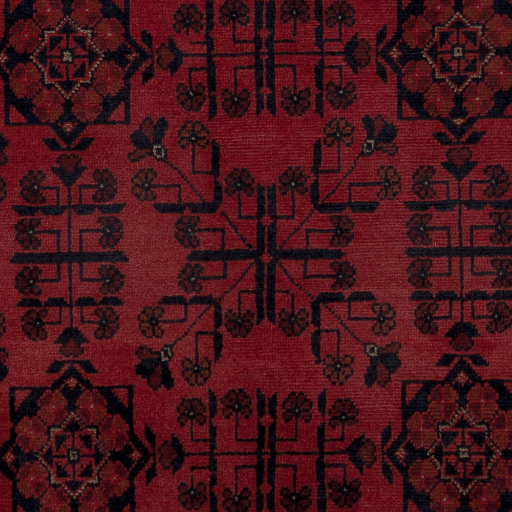 Afghan Teppich - Kunduz - 205 x 147 cm - rot