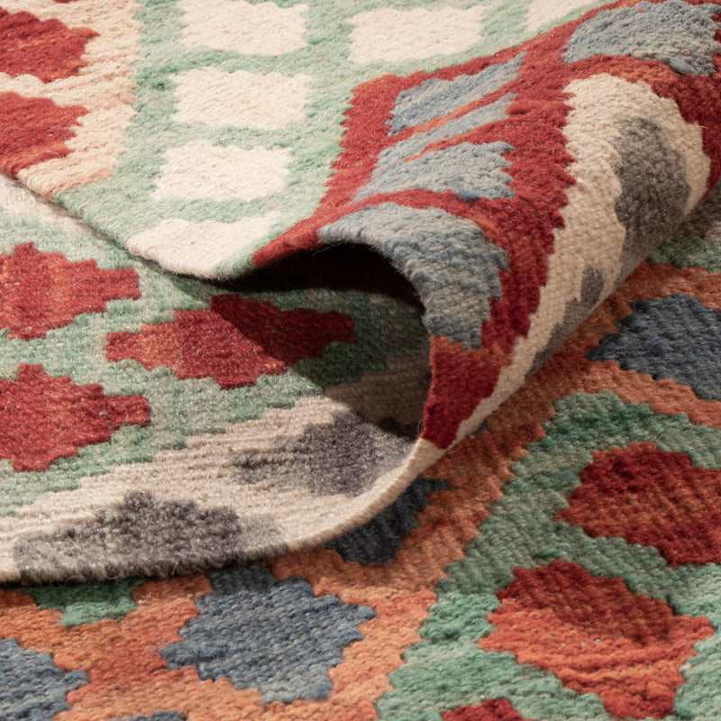 Kelim Teppich - Splash - 285 x 263 cm - bunt